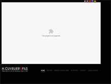 Tablet Screenshot of cuvelier-bordeaux.com